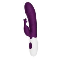 Фиолетовый вибратор-кролик Rasmussen - 19,8 см.