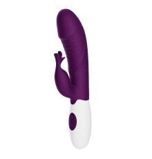 Фиолетовый вибратор-кролик Rasmussen - 19,8 см.