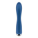 Синий вибратор-кролик с ротацией Spinning Rabbit 1 - 20 см.