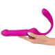 Лиловый вибратор 3 Function Vibrator с функцией фрикций и постукиванием