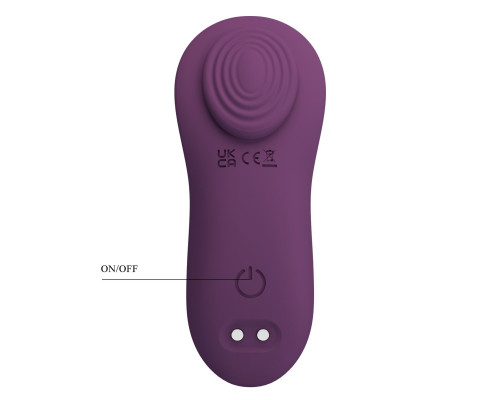 Фиолетовый вибратор в трусики Franz с управлением через приложение