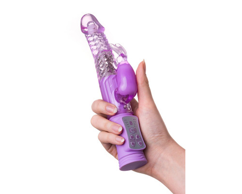 Фиолетовый вибратор High-Tech fantasy - 22,5 см.