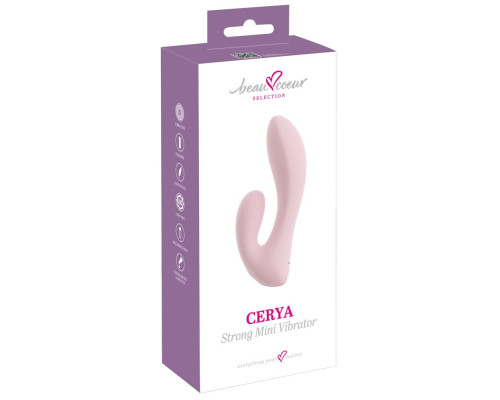 Розовый мини-вибратор CERYA Strong Mini Vibrator - 14 см.