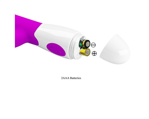 Лиловый вибратор-кролик Centaur - 20,6 см.