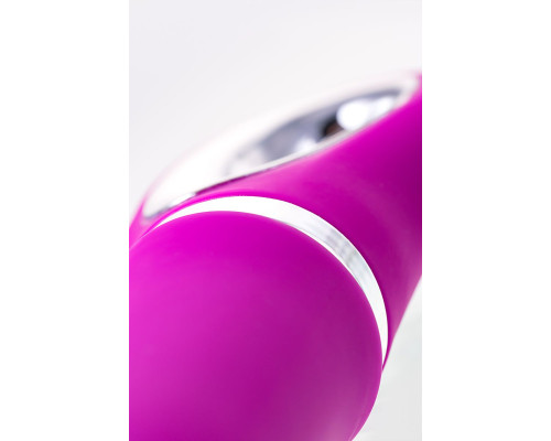 Лиловый вибратор с клиторальным стимулятором JOS JOLY - 19,6 см.