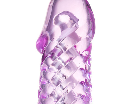 Фиолетовый вибратор High-Tech fantasy - 22,5 см.