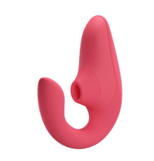Розовый вибромассажер для двойной стимуляции Womanizer Blend
