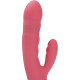 Розовый вибратор-кролик с функцией пенетрации Avery - 19,5 см.