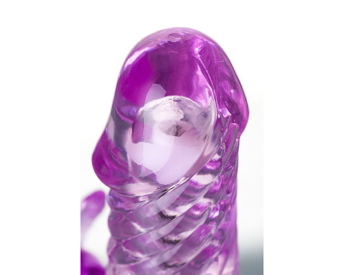 Фиолетовый вибратор High-Tech fantasy - 22,5 см.