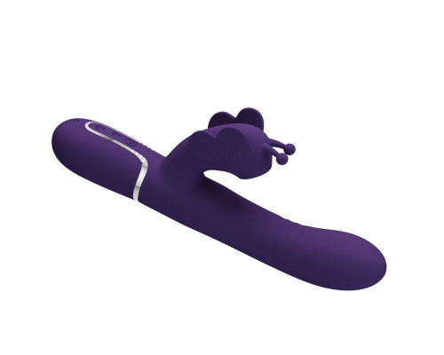 Фиолетовый вибратор-кролик Ridgely - 22,6 см.