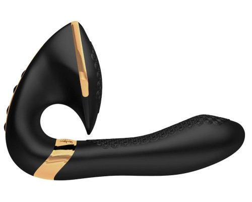 Черный вибростимулятор SOYO - 17 см.