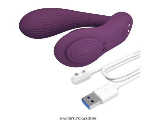 Фиолетовый вибратор в трусики Franz с управлением через приложение