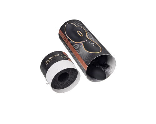 Черный вибратор Avalanche с «танцующим» клиторальным стимулятором - 20,5 см.