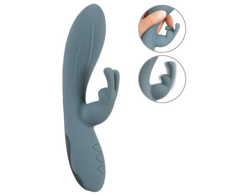 Силиконовый вибратор-кролик VELINA Rabbit Vibrator - 20 см.