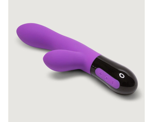 Фиолетовый вибратор-кролик Gaia 2.0 - 20,4 см.