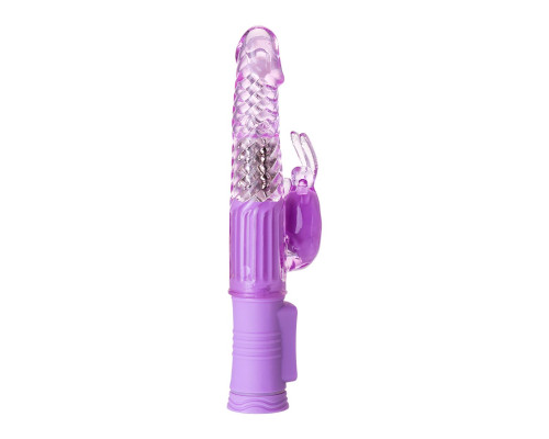 Фиолетовый вибратор High-Tech fantasy - 22,5 см.