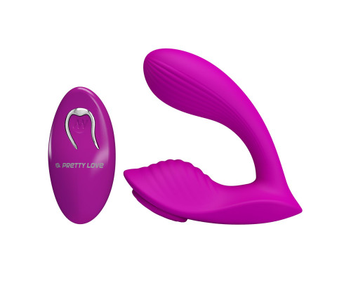 Лиловый вибратор в трусики Zico с пультом ДУ