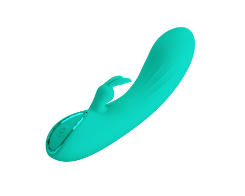 Зеленый мини-вибратор DJ Stick - 12,7 см.