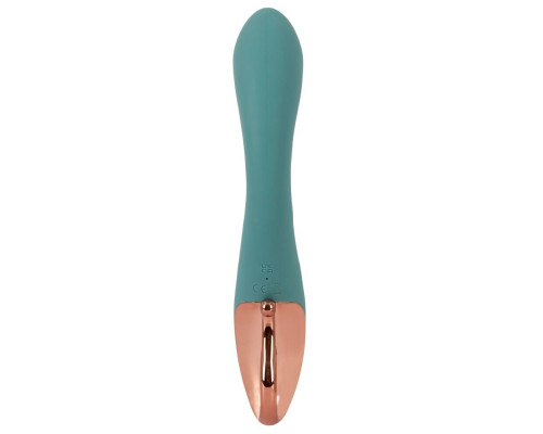Бирюзовый вибратор-кролик The Magician Rabbit Vibrator - 22,5 см.