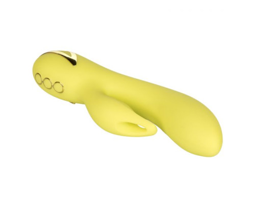 Желтый вибратор-кролик Venice Vixen