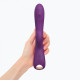 Фиолетовый вибратор-кролик Bunny   Clyde - 22,5 см.