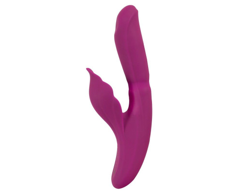 Лиловый вибратор-кролик 4 Function Vibrator - 24 см.