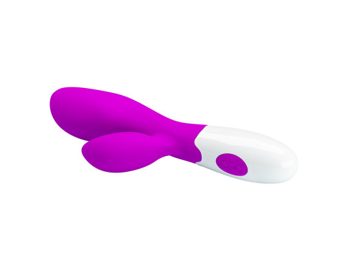 Вибратор Newman с клиторальным отростком - 20 см.