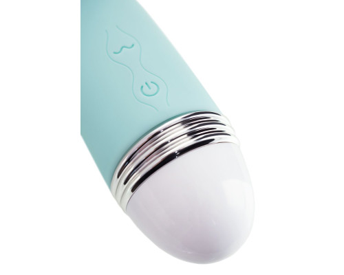 Мятный вибратор-кролик Iris - 22 см.