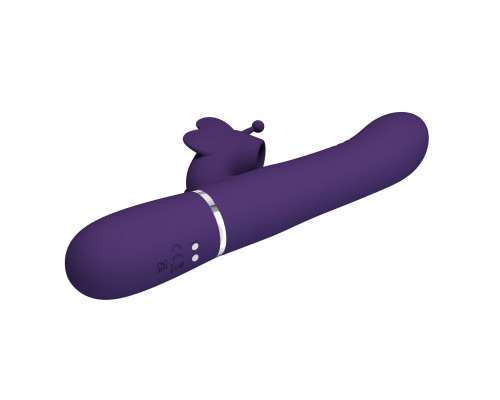 Фиолетовый вибратор-кролик Ridgely - 22,6 см.