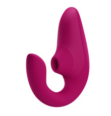 Малиновый вибромассажер для двойной стимуляции Womanizer Blend