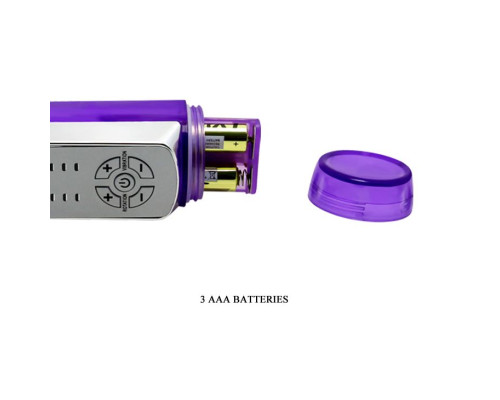 Фиолетовый ротатор Passionate Baron - 21,5 см.