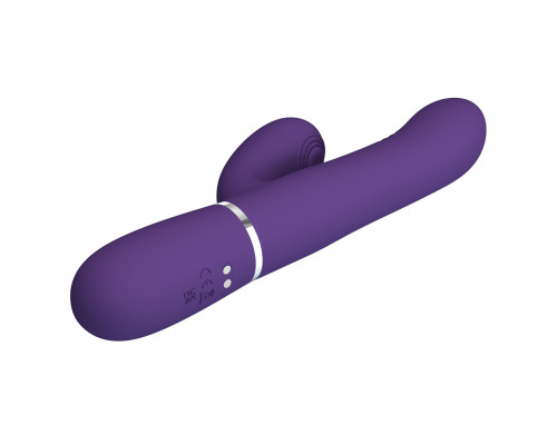 Фиолетовый вибратор-кролик Mariana - 22,6 см.