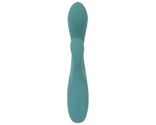 Бирюзовый вибратор-кролик The Magician Rabbit Vibrator - 22,5 см.