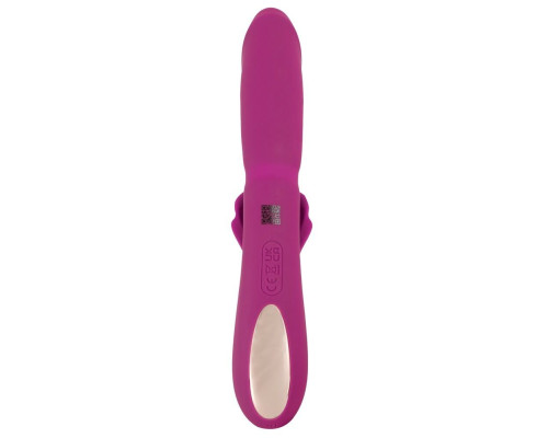 Лиловый вибратор-кролик 4 Function Vibrator - 24 см.