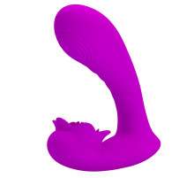 Лиловый вибратор Nadal для двойной стимуляции