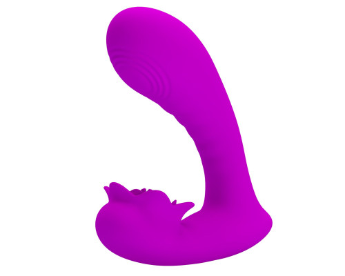 Лиловый вибратор Nadal для двойной стимуляции