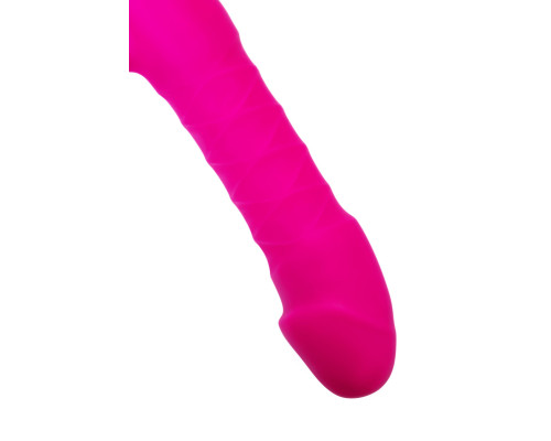 Розовый вибратор с вакуум-волновой стимуляцией клитора To-Frolly - 21,5 см.