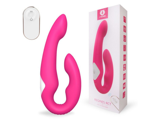 Розовый вибромассажер Regines-RCT - 21,3 см.