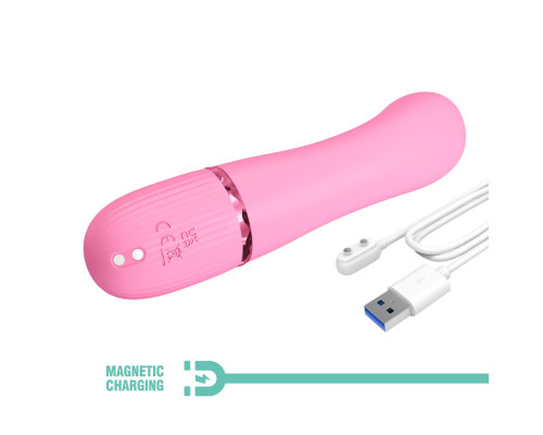 Розовый вибратор-кролик Marski - 18 см.