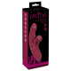 Малиновый вибратор-кролик с функцией постукивания 2 Function Rabbit Vibrator - 22,3 см.