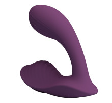 Фиолетовый вибратор в трусики Franz с управлением через приложение