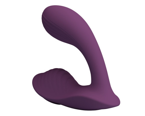 Фиолетовый вибратор в трусики Franz с управлением через приложение