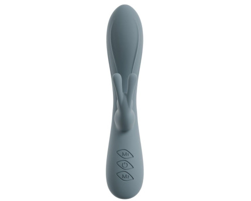 Силиконовый вибратор-кролик VELINA Rabbit Vibrator - 20 см.