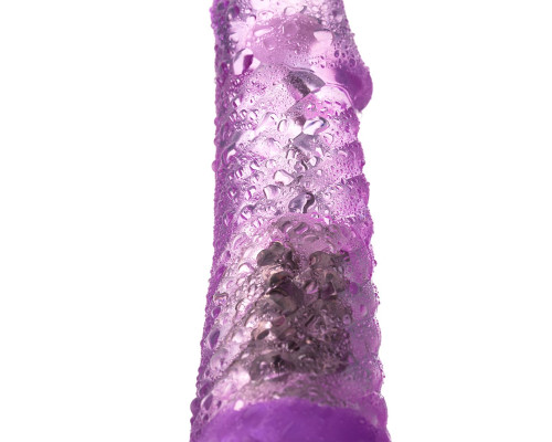 Фиолетовый вибратор High-Tech fantasy - 22,5 см.