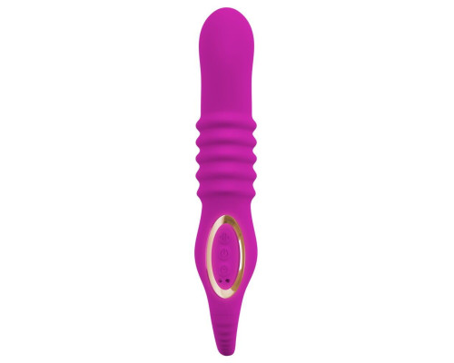 Лиловый вибратор 3 Function Vibrator с функцией фрикций и постукиванием