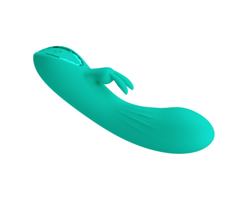 Зеленый мини-вибратор DJ Stick - 12,7 см.