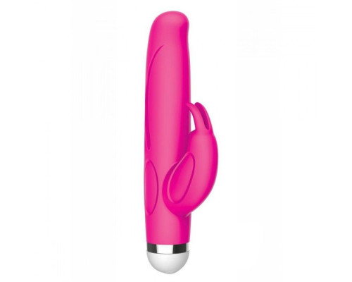 Розовый вибратор-кролик The Mini Rabbit - 13,9 см.