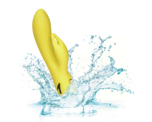 Желтый вибратор-кролик Venice Vixen