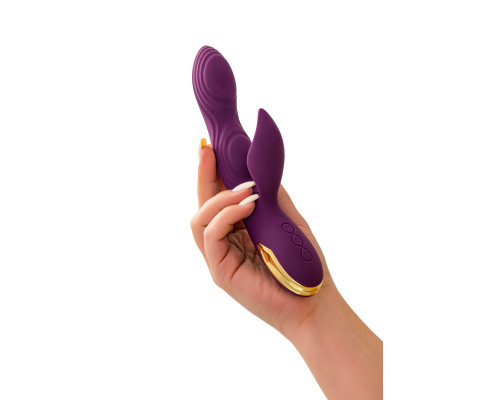 Фиолетовый вибратор-кролик Octar - 24,5 см.