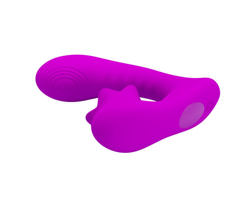 Лиловый вибратор Nadal для двойной стимуляции